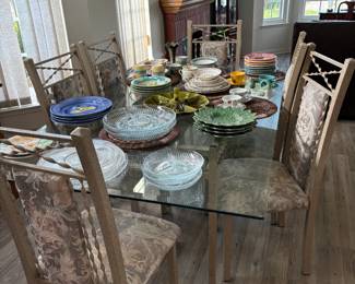 Ex. cond. 6 Chair Dining table 42"x 80" $250 obo