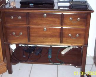 good cond., side board table approx. 48" wide $45 obo