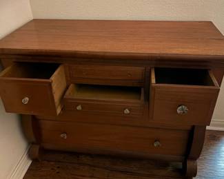 Antique, solid wood dresser  $275 obo  approx. 50"  wide