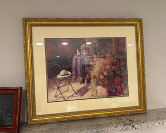 Framed wall decor....