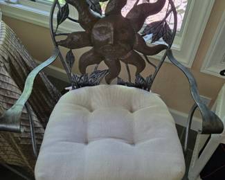 Metal sun chair