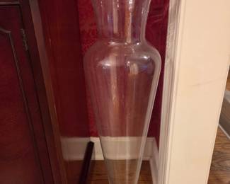 Tall glass decor 