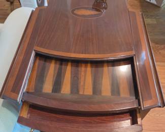 BACK GAMMON SIDE TABLE