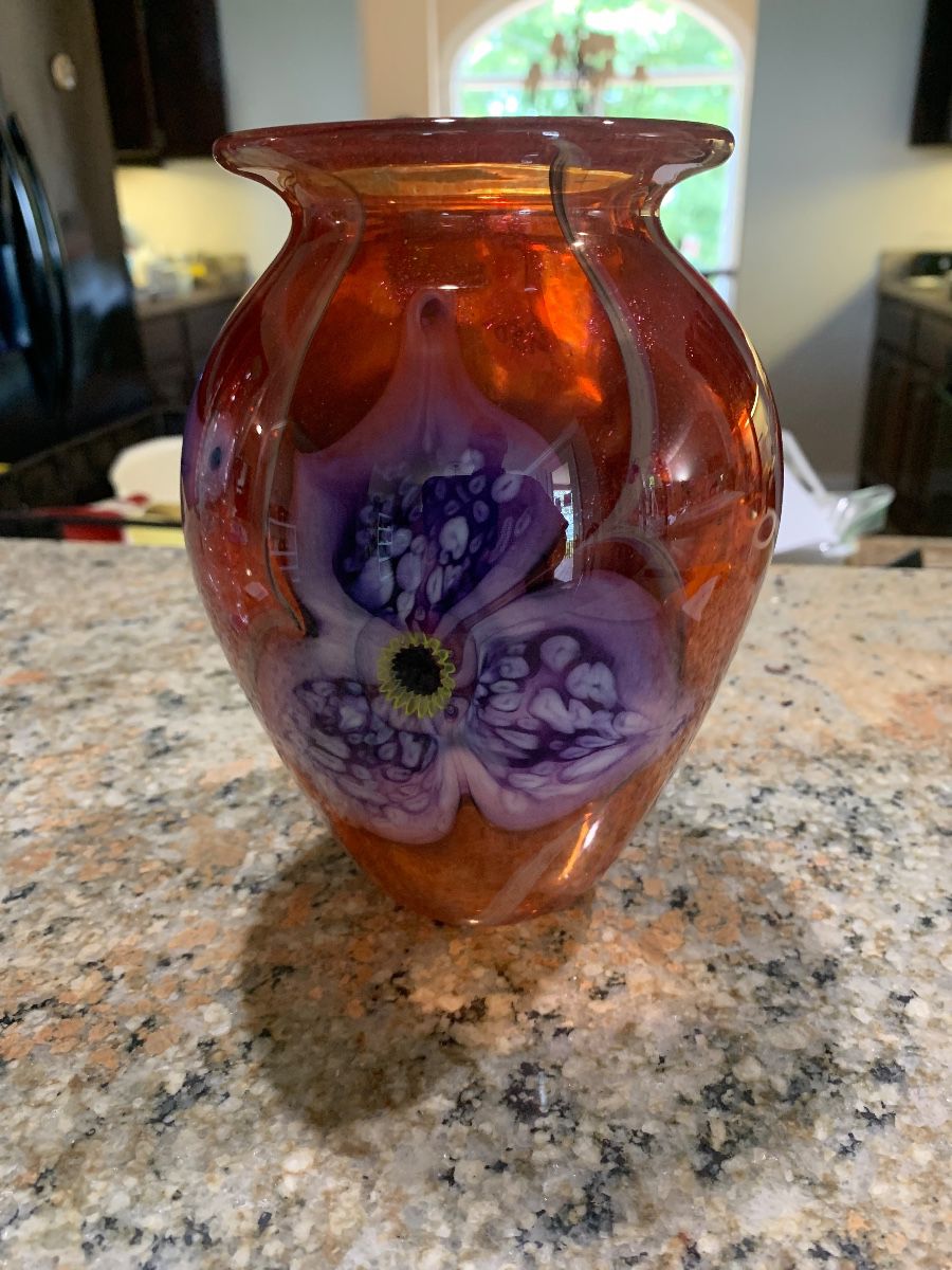 Signed art glass