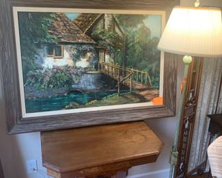 Large oil on canvas