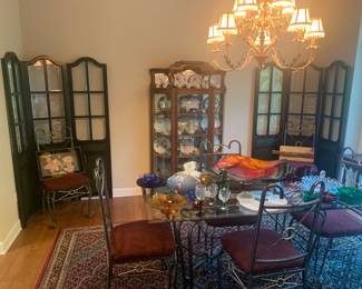 Pr. 3-panel room dividers