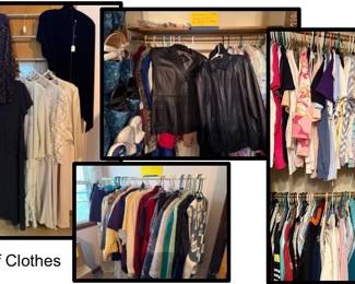 So Many Many Clothes... Regular Sizes and Petites