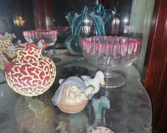 Lots of lovely glass and porcelain