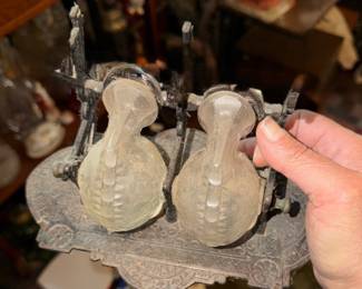 Glass inkwells