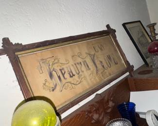 OLD Victorian framed 