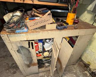 tools in basement
