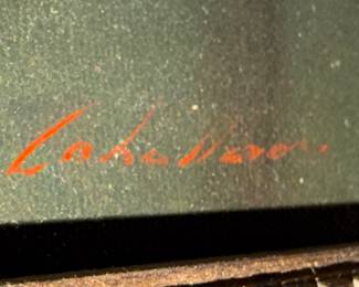 signed Cahalleron Cahallaron ??
