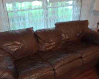 Leather sofa