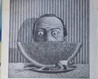 Modern etching of Bobby Hurley