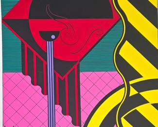 Jayme Odgers serigraph. Done for Ron Rezek lighting.