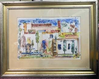 P. Reznack watercolor