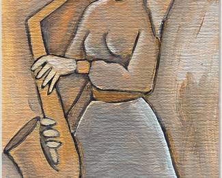 Gouache signed Clayberger.