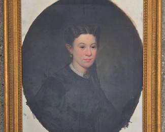 1800s portait signed "Balling".