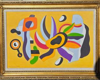 24 x 36 oil after Fernand Leger
