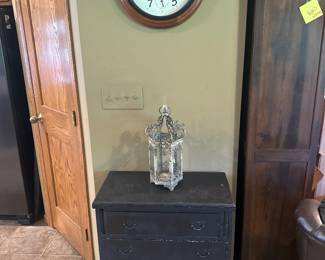 Wall Clock, Antique Desk/Dresser