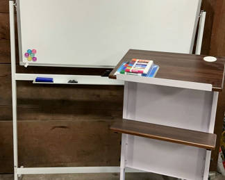 Lot 28: Rolling Whiteboard And Podium