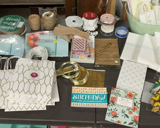 Lot 135: Gift Bags, Party Decor, And Supplies