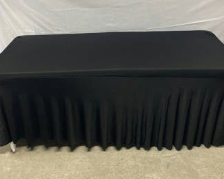 Lot 269: 9 Black Tablecloths