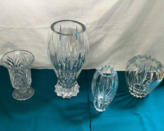 Lot 190: Cut Glass Vases