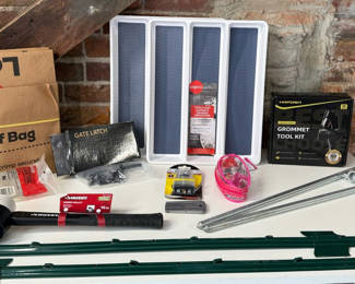 Lot 295: Garage and garden hardware assortment