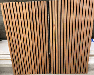 Lot 41: Acoustic Slat Wall Panel Kit