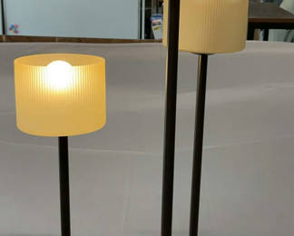 Lot 44: MCM inspired Three Bulb Floor Lamp