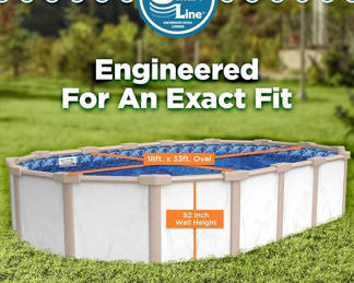 Lot 92: Smart line Above Ground Pool Liner NEW In BOX!