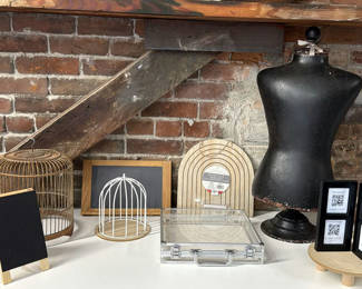 Lot 298: Assorted Decorative Display Props