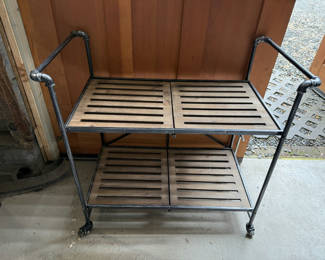 Lot 306: Industrial Style Cart