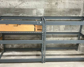 Lot 21: Metal Shelving Frames