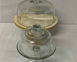 Lot 249: Covered Dessert Stands