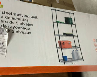 Lot 29: 5-Tier New Inbox Metal Shelf