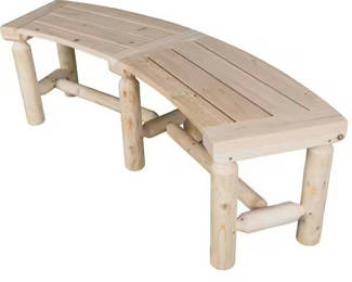 Lot 91: Wooden Bench New In Box