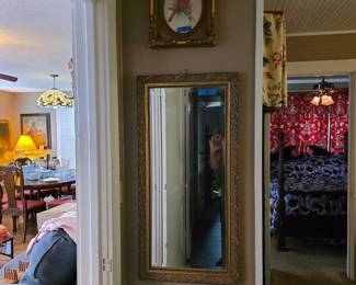 Artwork and mirrors 