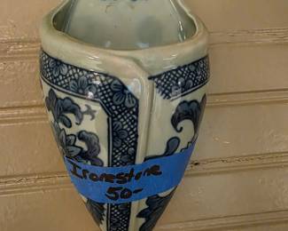 Ironstone wall pocket