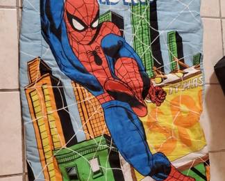 Spider Man sleeping bag