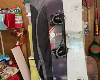 Snowboarding gear