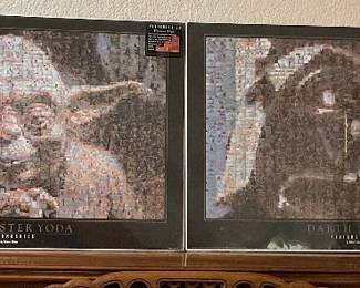 Yoga and Darth Vader poster 2ftx3ft