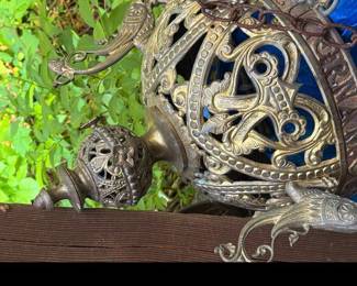 bronze gothic large fixture