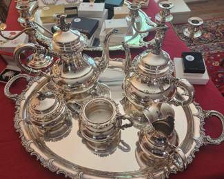 Sterling tea set