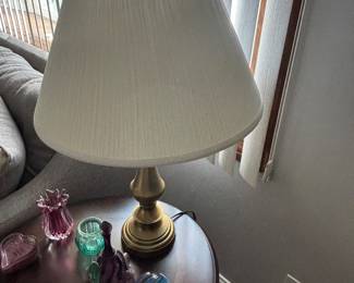 lamps, candle holders, vases