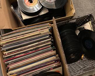 Records: LPs and 45s