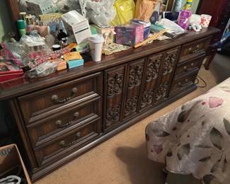Spanish revival dresser