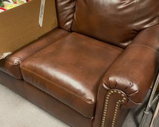 Leather 3 seat sofa