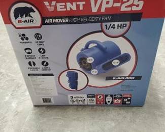 B-Air 13.3 in. H 3 speed Blower Fan